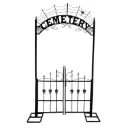 Arche métal - Entrée de cimetière 