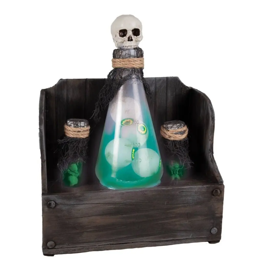 [PCL23582] Shelf with Magic Potions - Sound and Light - 30 cm