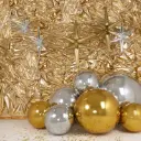 Fond décoratif doré