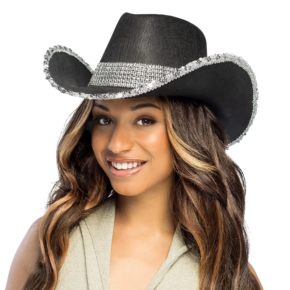 Chapeau de cowboy strass