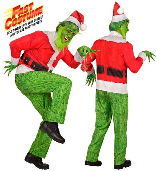 [WID46811] Kostüm Weihnachtsmuffel – Erwachsene (S)