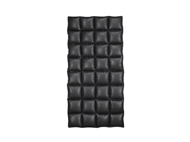 [PARFB231P-010] Schwarzer matter Folienballon-Vorhang 72 x 143 cm