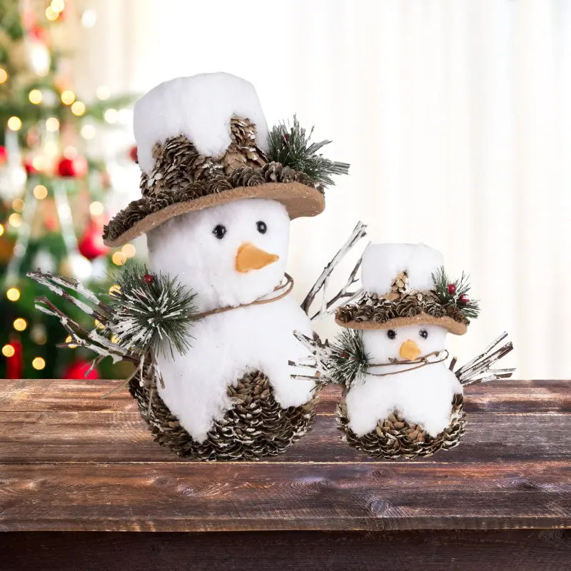 [PCL22848] Deko-Schneemann, 2 Größen (15 cm)