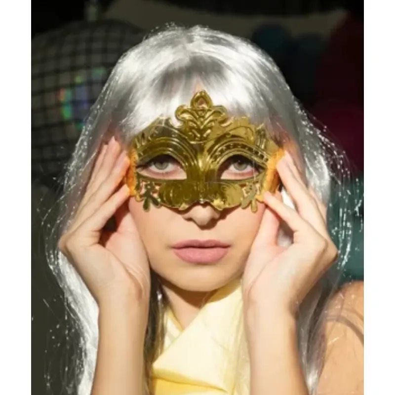[PARMAS22-019] Venezianische Maske Gold