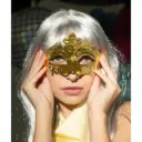 Venezianische Maske Gold