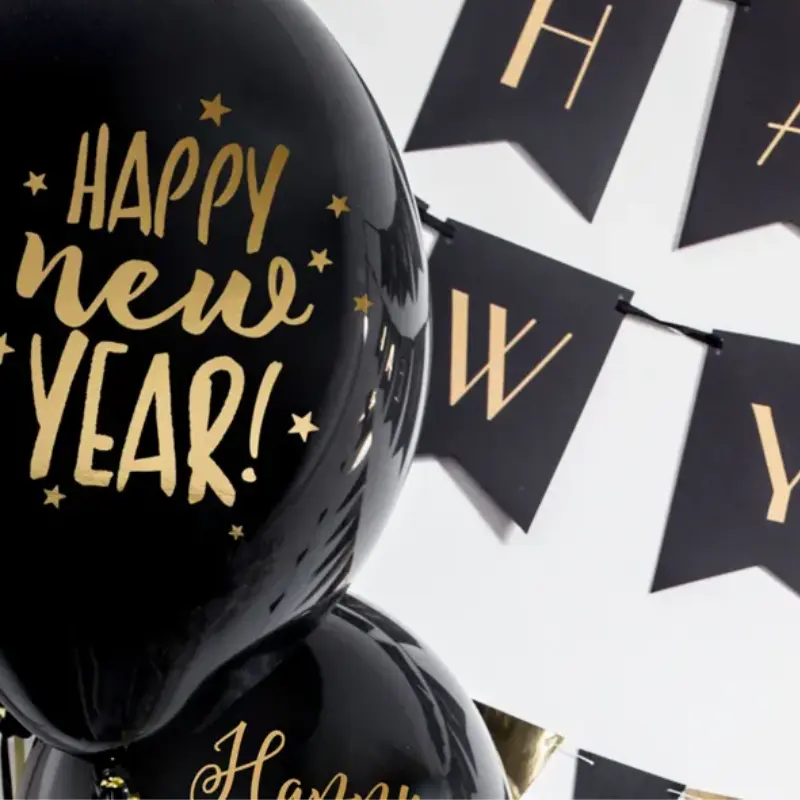 6 Ballons Happy New Year