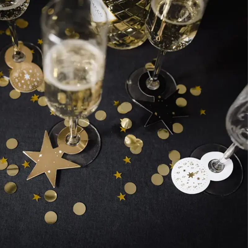Marque-verres Happy New Year