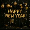 Guirlande de ballons Happy New Year