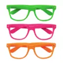 Set de 3 lunettes fluo néon