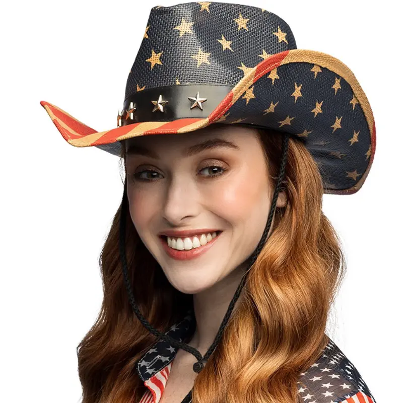 Chapeau de Cowboy drapeau USA