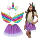 Set accessoires Licorne multicolore fille