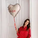 Ballon en aluminium Cœur "Love" - 50x47cm