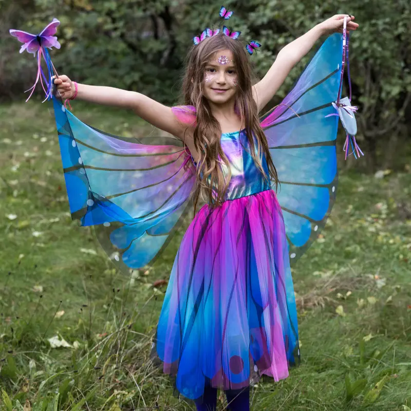 [GRE32545] Déguisement de luxe papillon pour fille (5/6 ans)