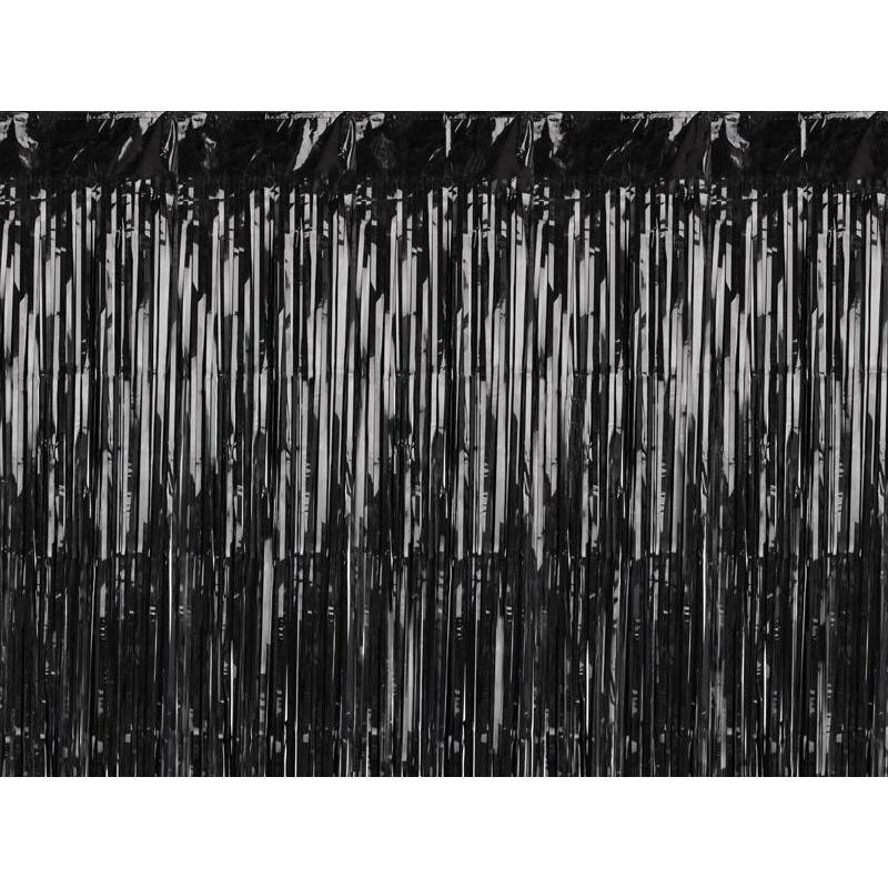 Rideau de porte noir 1 x 2 m