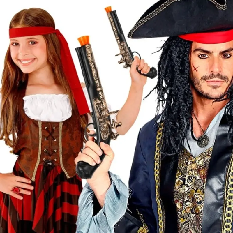 [WID42221] Piratenpistole aus Kunststoff