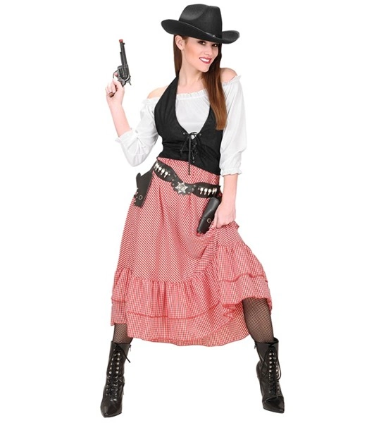 [WID58459] Western-Lady Kostüm für Damen (XS)