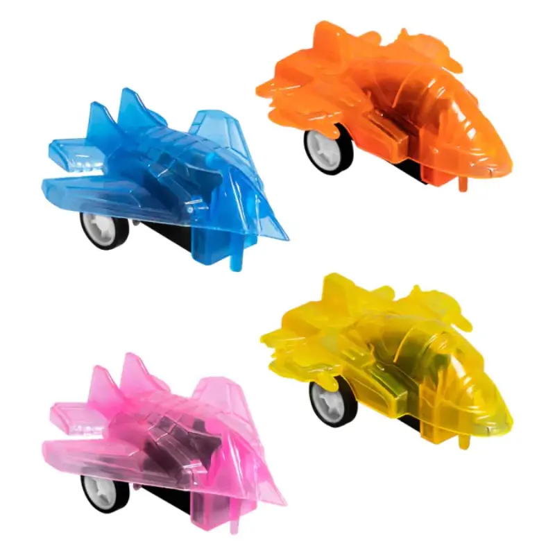 [BOL30843] Set of 4 Small Planes on Wheels