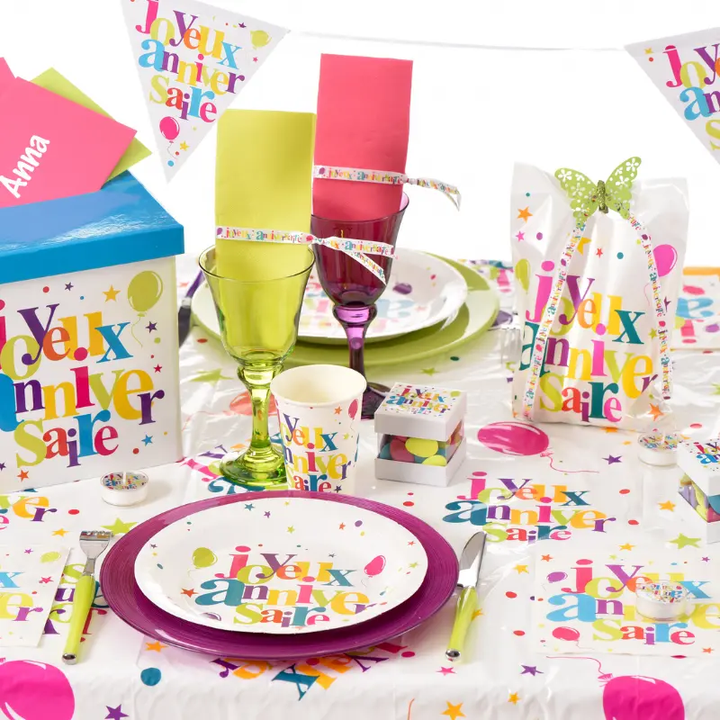 Nappe Joyeux Anniversaire