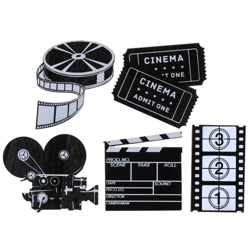 [SAN8469/0-11] Holzkonfetti Kino