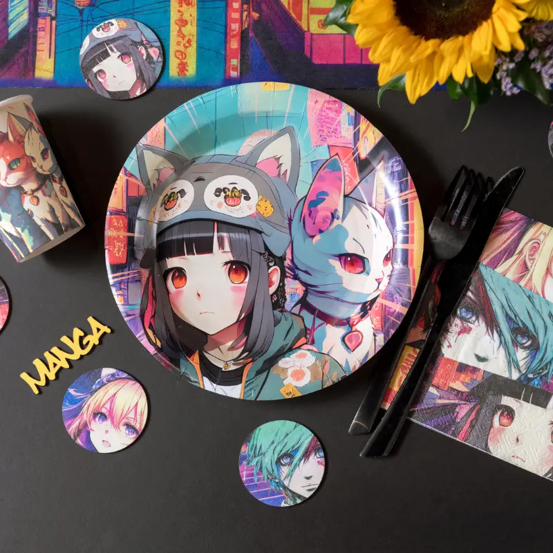 [SAN8481/0-99] Manga Plates