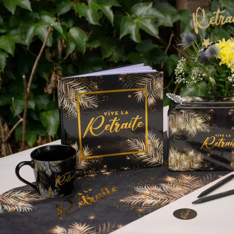 [SAN9386/0-11] 'Happy Retirement' Guest Book
