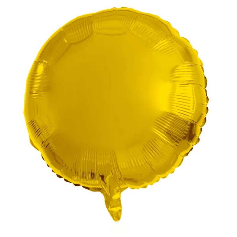 Round Metallic Gold Balloon 45 cm