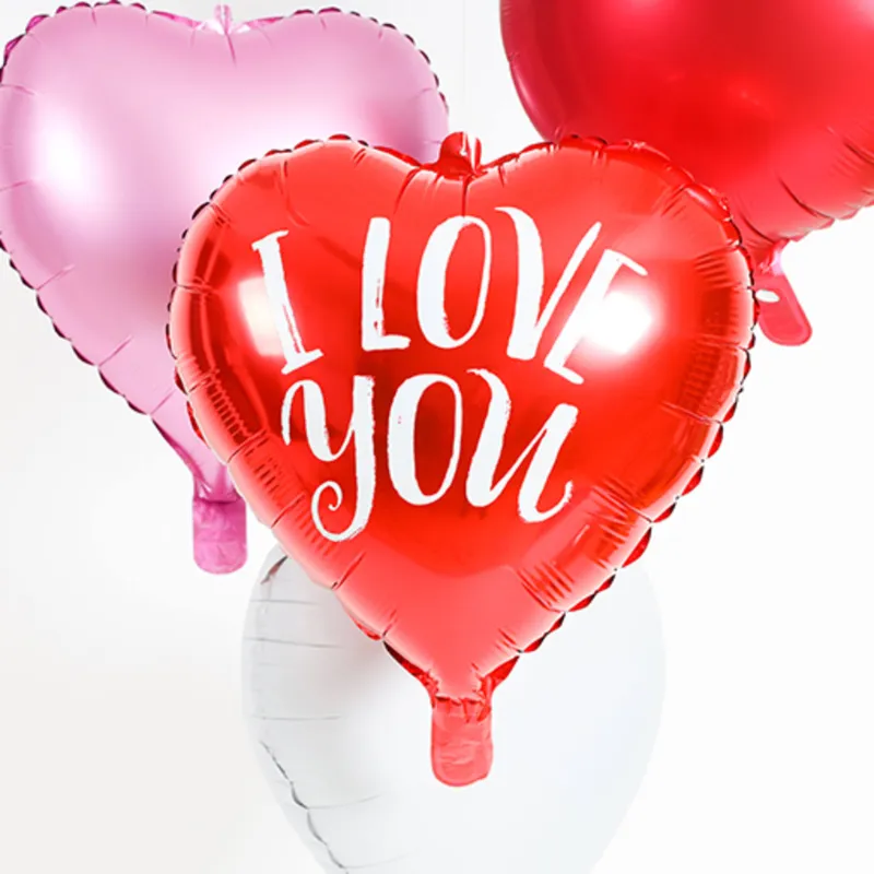 [FOL67964] Ballon cœur "I Love You" 45 cm