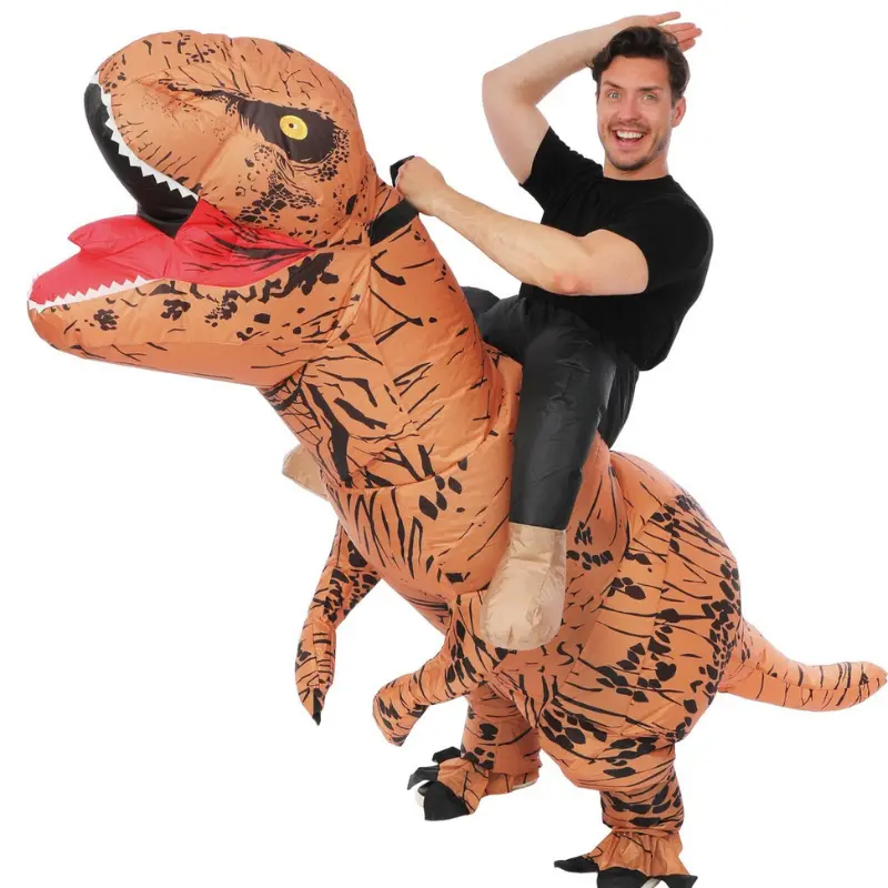 Déguisement gonflable carry me T-Rex