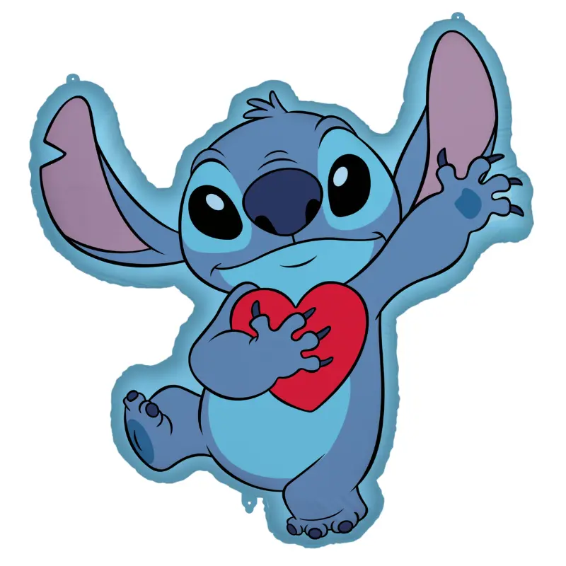 [GLO97184] Stitch™ Balloon Red Heart 78 cm