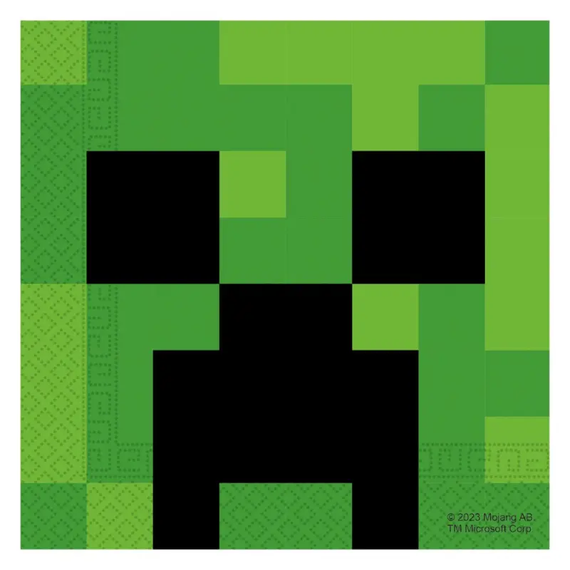 [GLO95443] Napkins Creeper Minecraft™