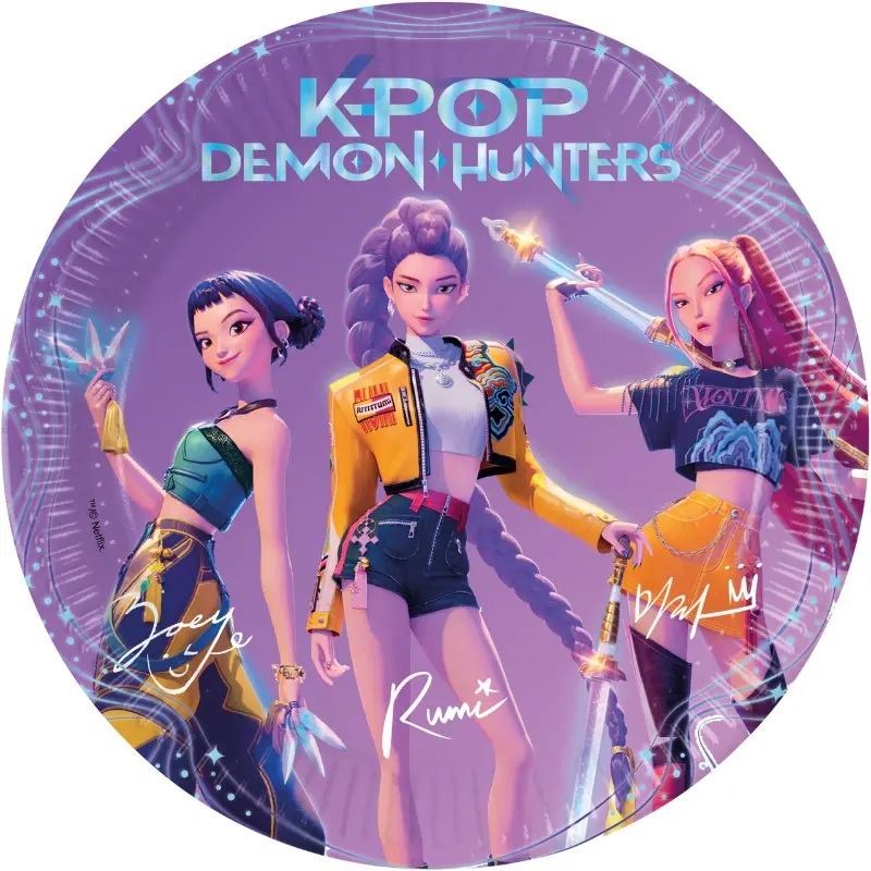 [GLO98638] Assiettes Kpop Demon Hunters