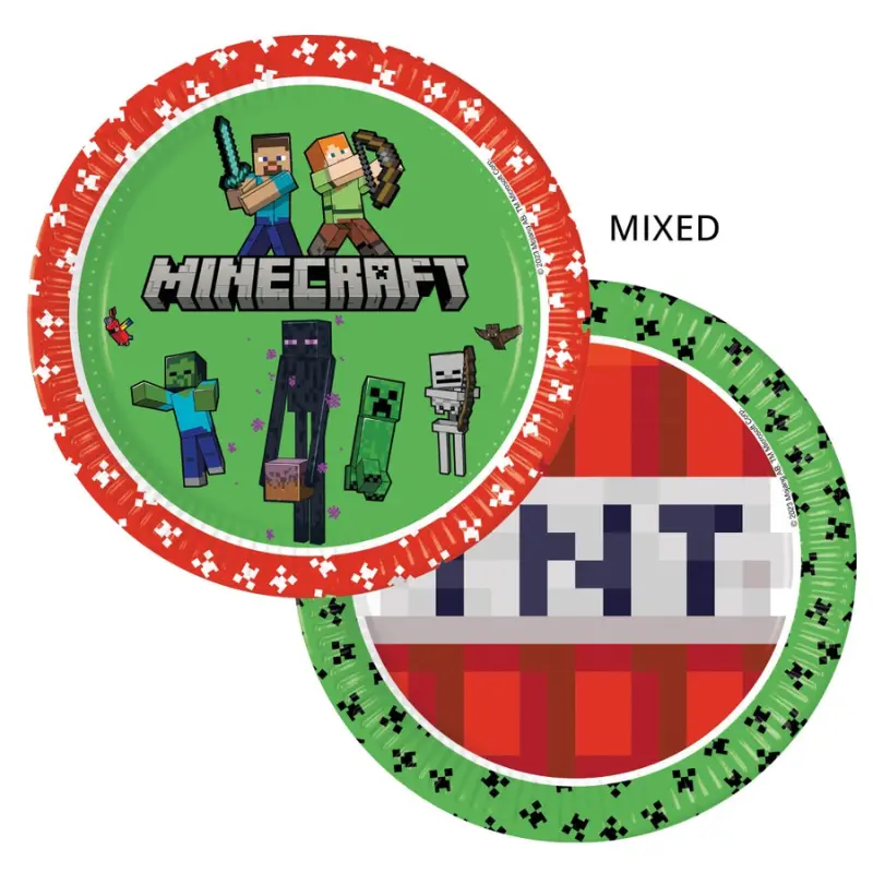 Assiettes Minecraft™ Next Generation