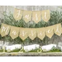 Guirlande en jute "Just Married"