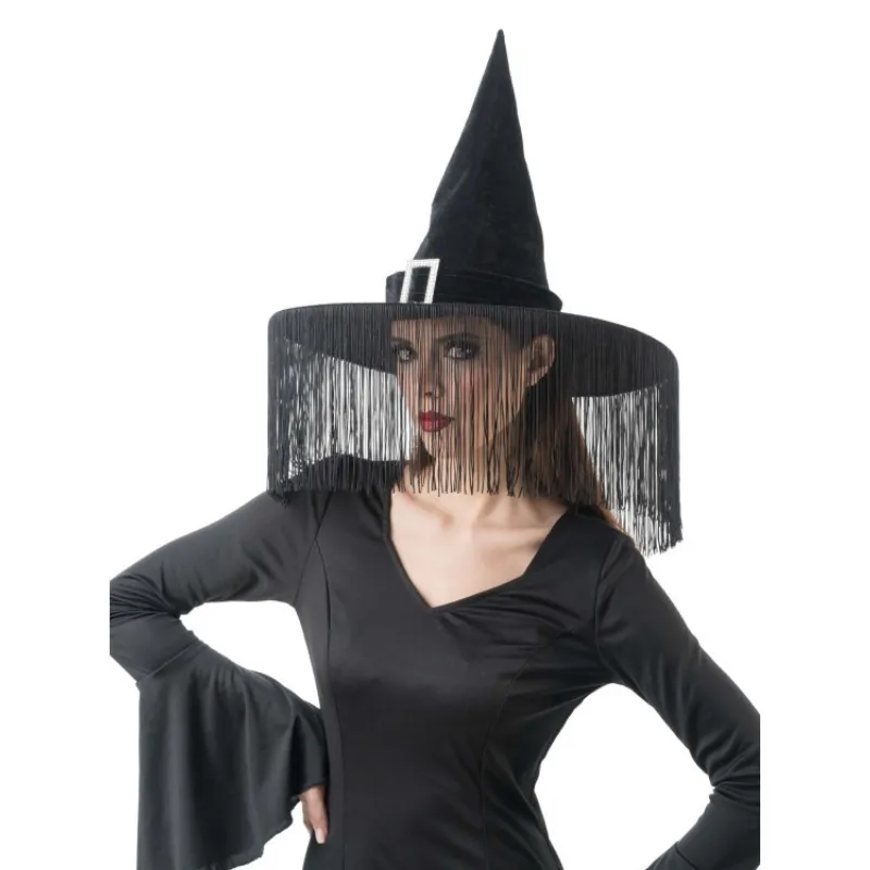 Chapeau de Sorcière à franges