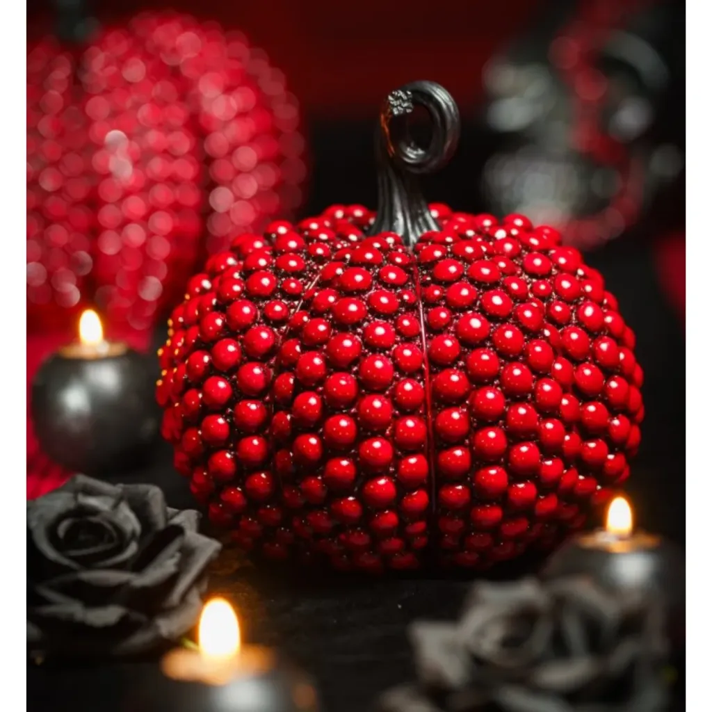 [CHA14816] Blood-red textured pumpkin