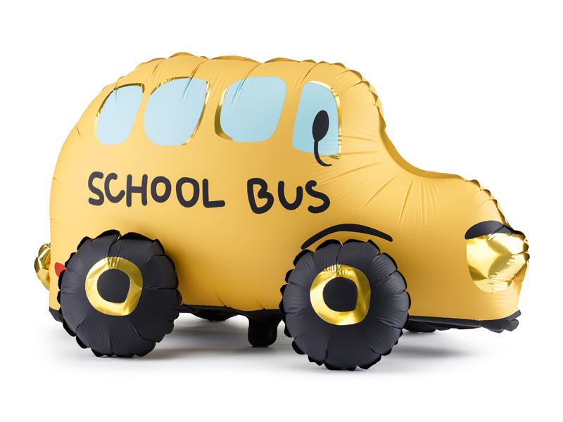 [PARFB238] Ballon alu sur pied Bus 36 x 66 cm
