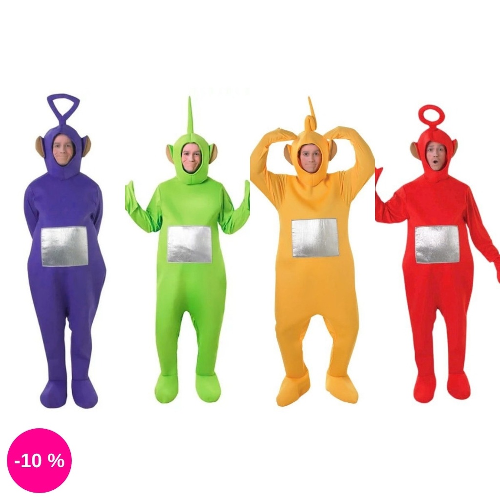 Teletubbies™ Gruppenkostüm – alle 4 Figuren
