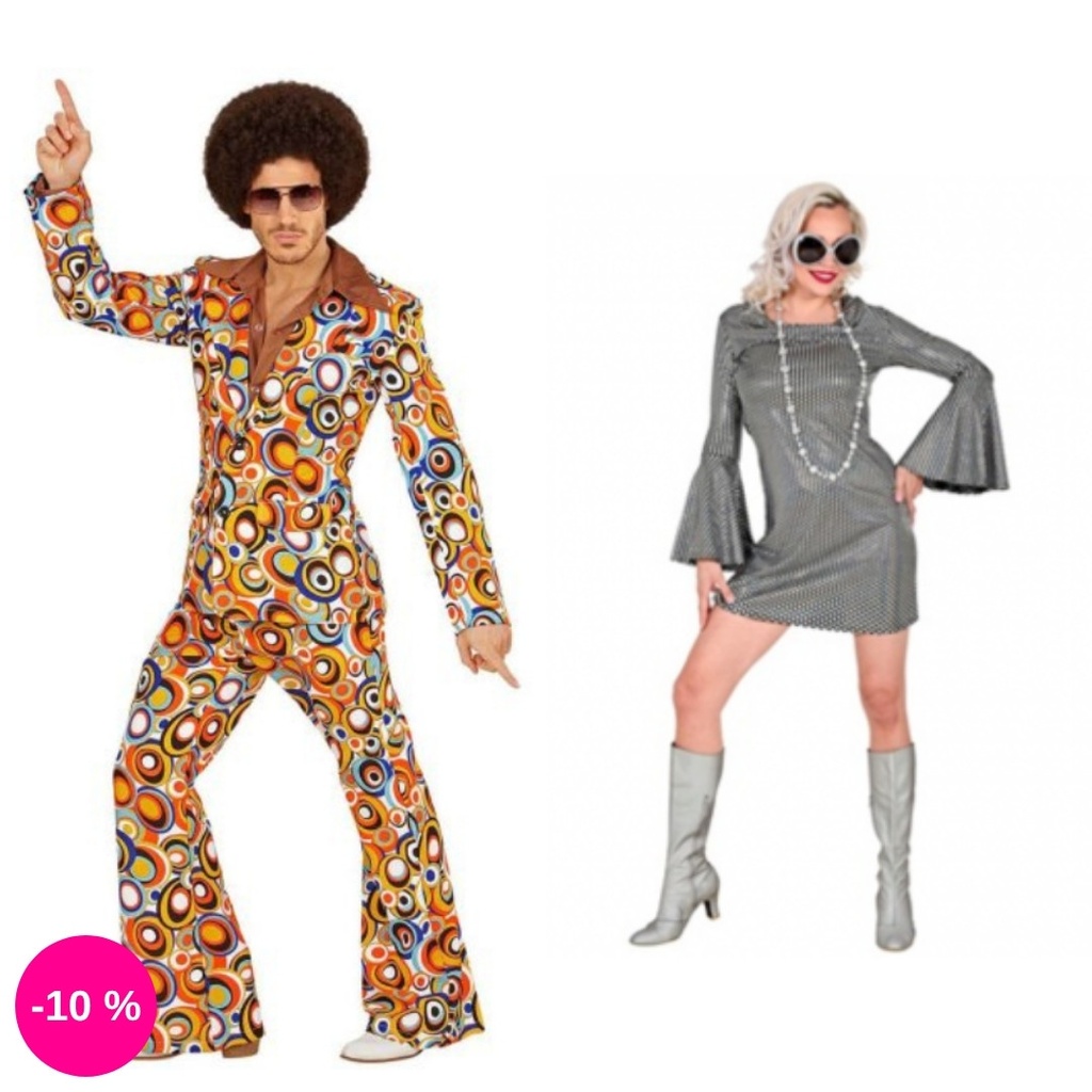 70s disco couple costume