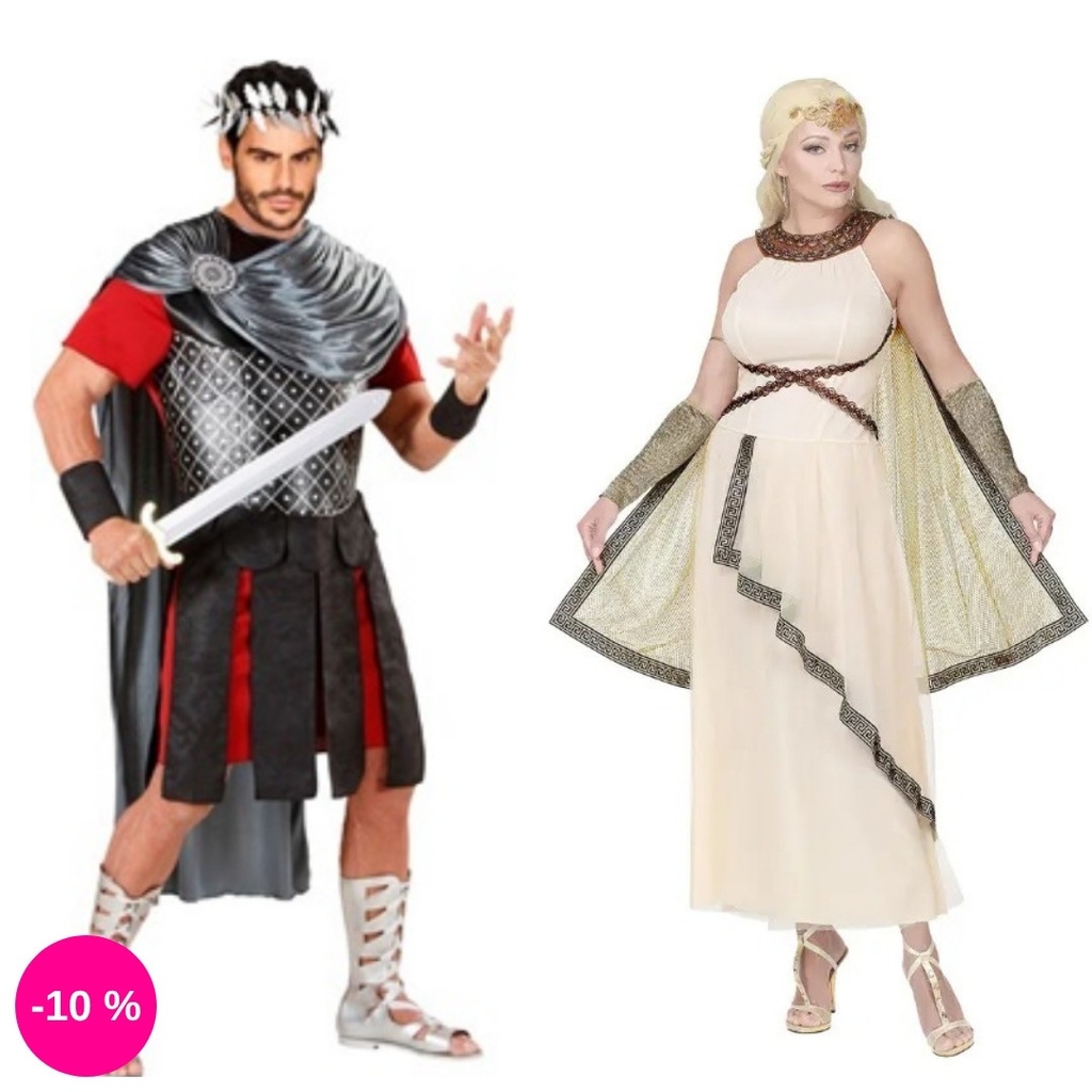 Römischer Kaiser & Göttin Paarkostüm