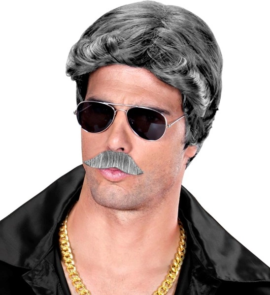 [WID0834N] Classic stick-on moustache, assorted colours