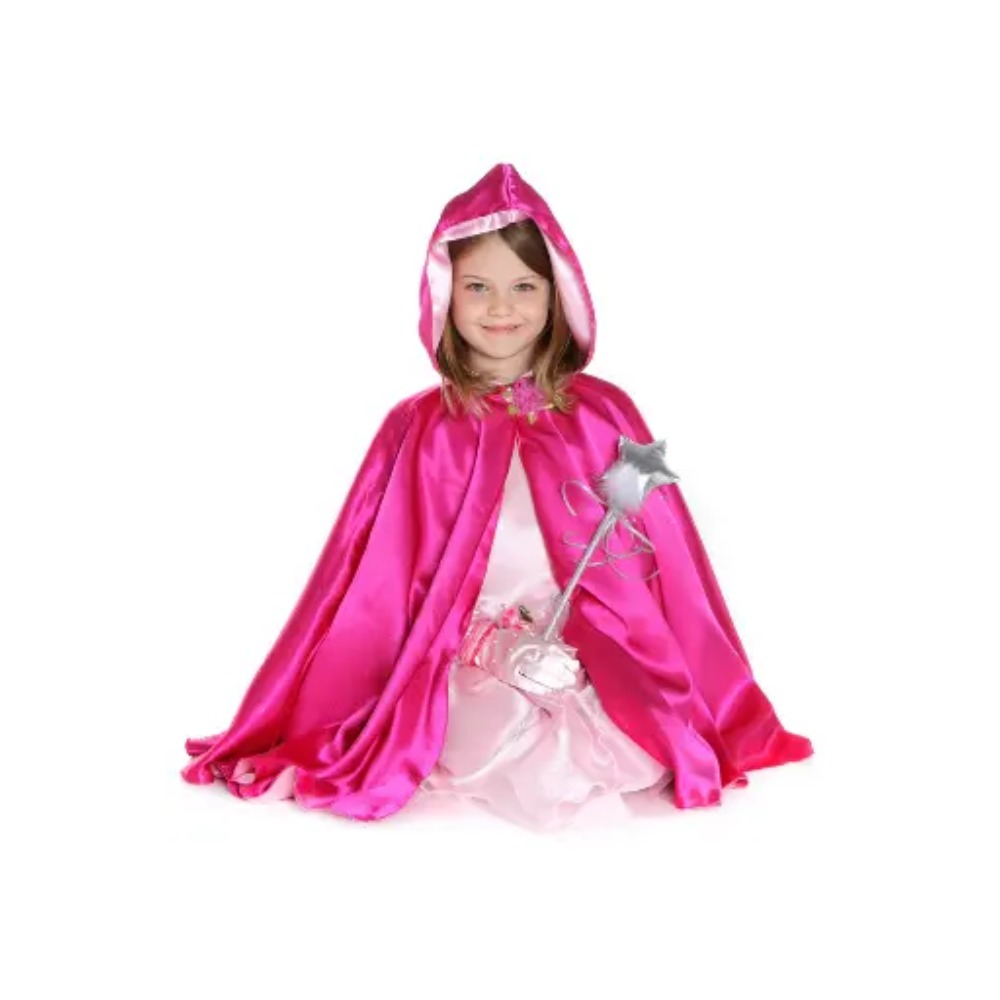 [GRE52225] Reversible Cape for Children Pink-Fuchsia