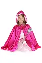 Cape réversible enfant rose-fushia