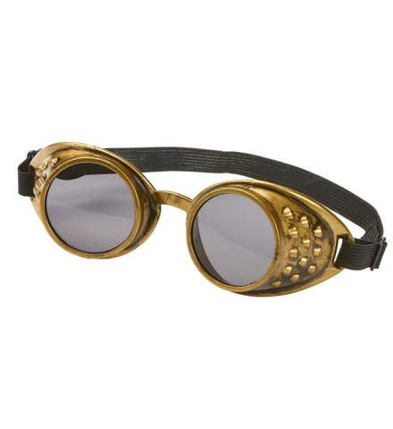 [WID01788] Steampunk-Brille in Bronze