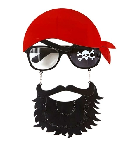 [WID14408] Lunettes de pirate avec barbe