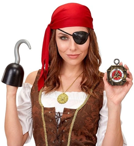 [WID8214K] Piraten-Accessoire-Set, sofort einsatzbereit