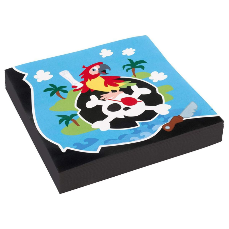 20 serviettes Pirate﻿