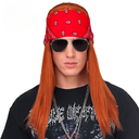 Kit Perruque, Bandana et Lunettes de Soleil