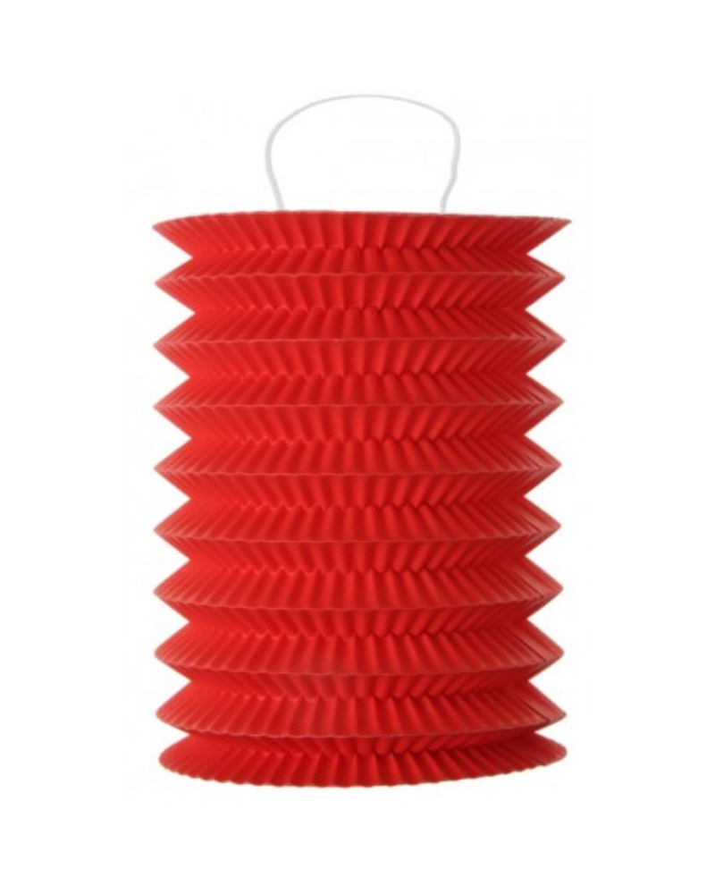Lampion cylindrique 16 cm couleurs unis