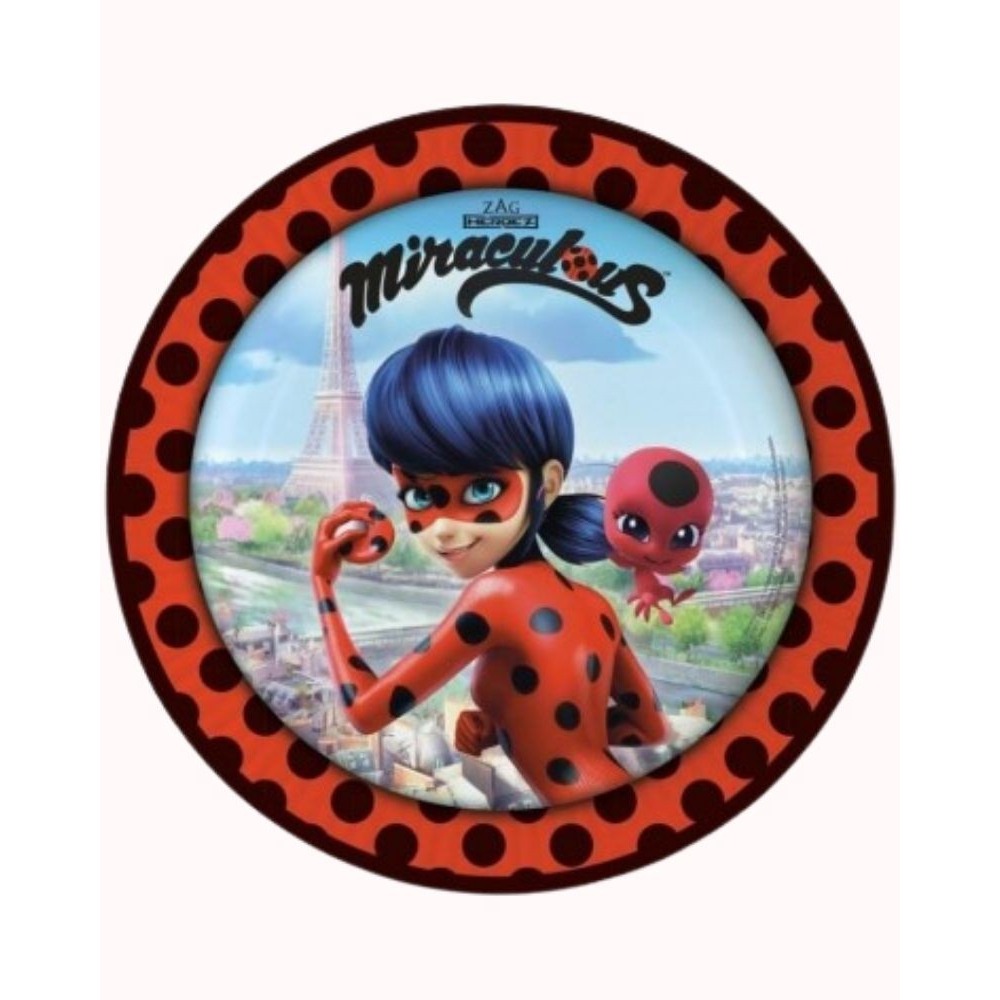 [AMS9902873] Assiettes Miraculous Ladybug™