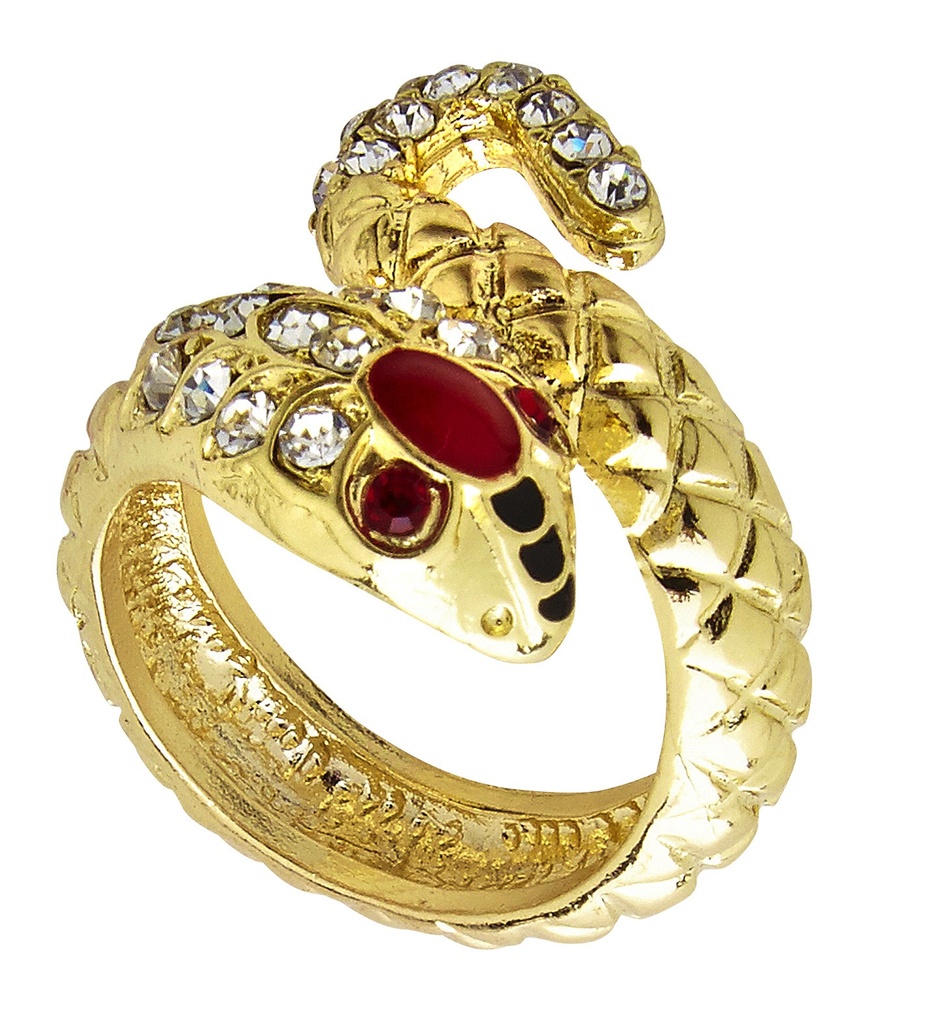 Bague Serpent doré